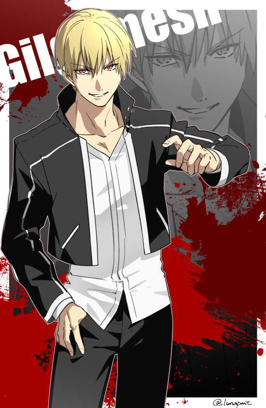 gilgamesh (fate and 1 more) drawn by lunapont