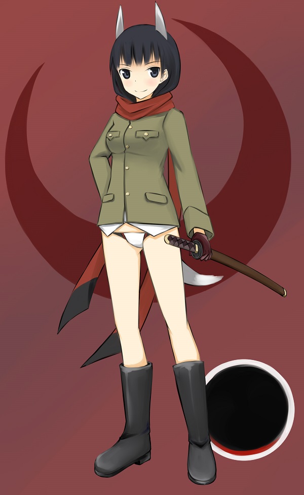 anabuki tomoko (world witches series and 1 more) drawn by rasielcochma