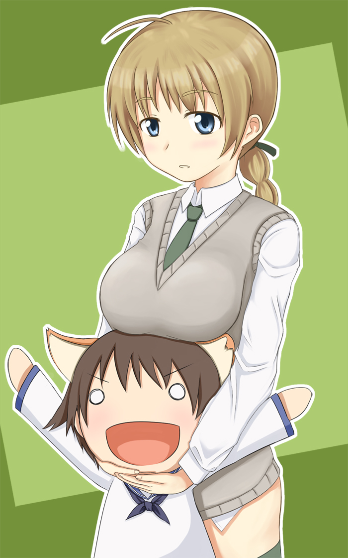 miyafuji yoshika and lynette bishop (world witches series and 1 more) drawn by motsuman