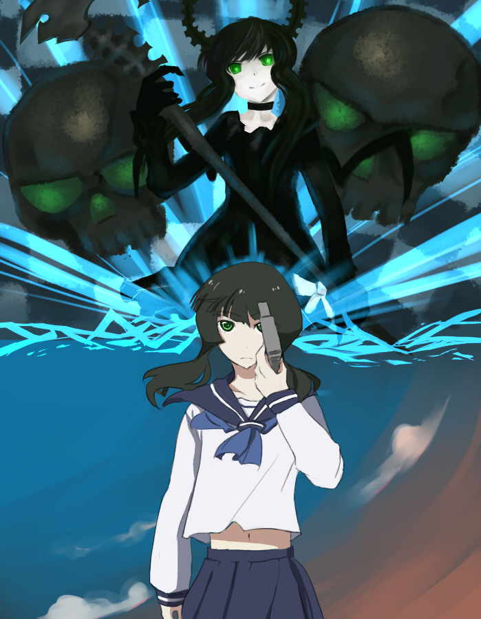 dead master and takanashi yomi (persona and 2 more) drawn by drawfag