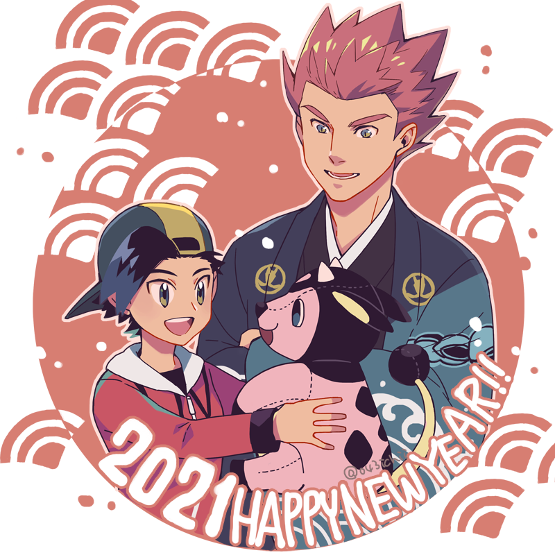 ethan, miltank, and lance (pokemon and 2 more) drawn by xichii