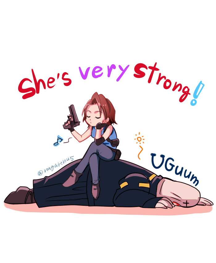 jill valentine and nemesis (resident evil and 2 more) drawn by nagare