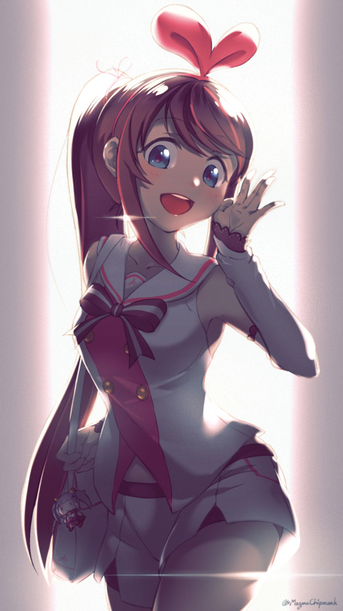 kizuna ai and kaguya luna (kizuna ai inc. and 1 more) drawn by magma_chipmunk
