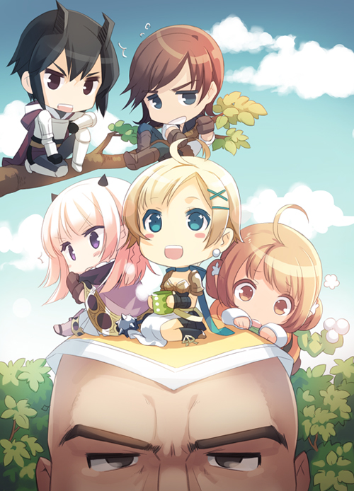 wistaria, mike rudolf tama, eriya kingfisher, and anselm (sword world and 2 more) drawn by h2so4