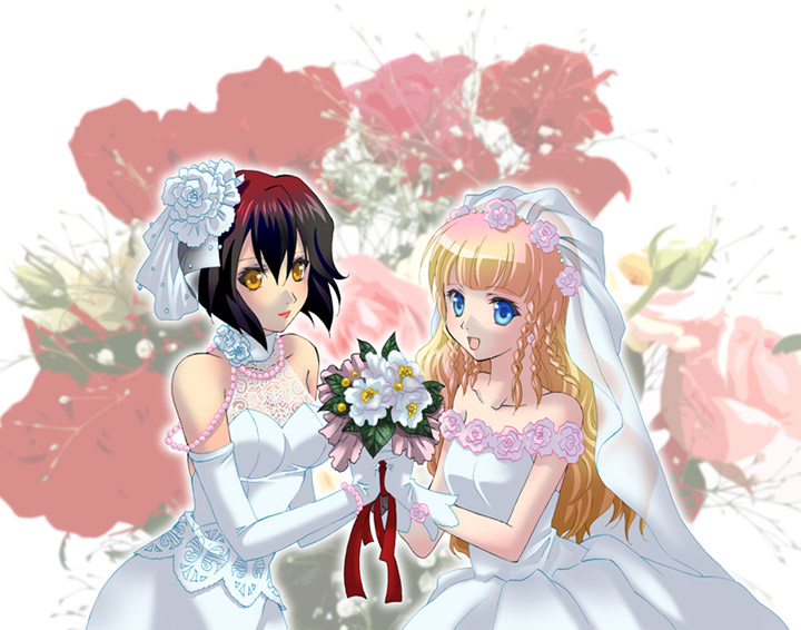 chloe valens and shirley fennes (tales of and 1 more) drawn by mytholo