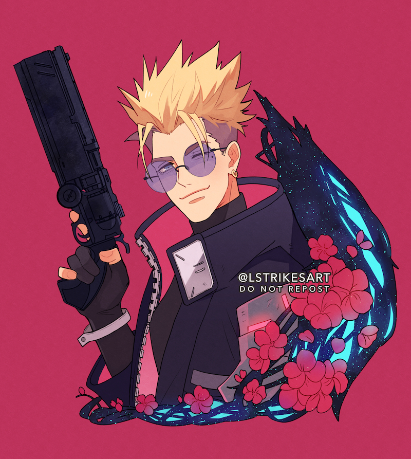 vash the stampede (trigun and 1 more) drawn by lightningstrikes