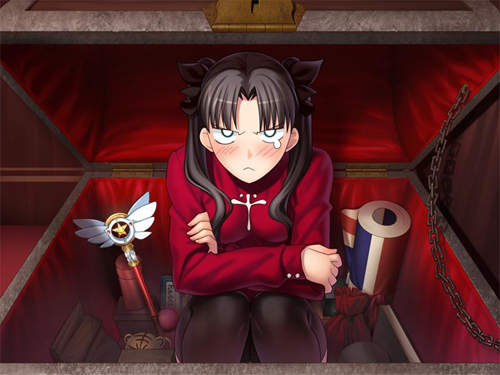 tohsaka rin and magical ruby (fate and 1 more)