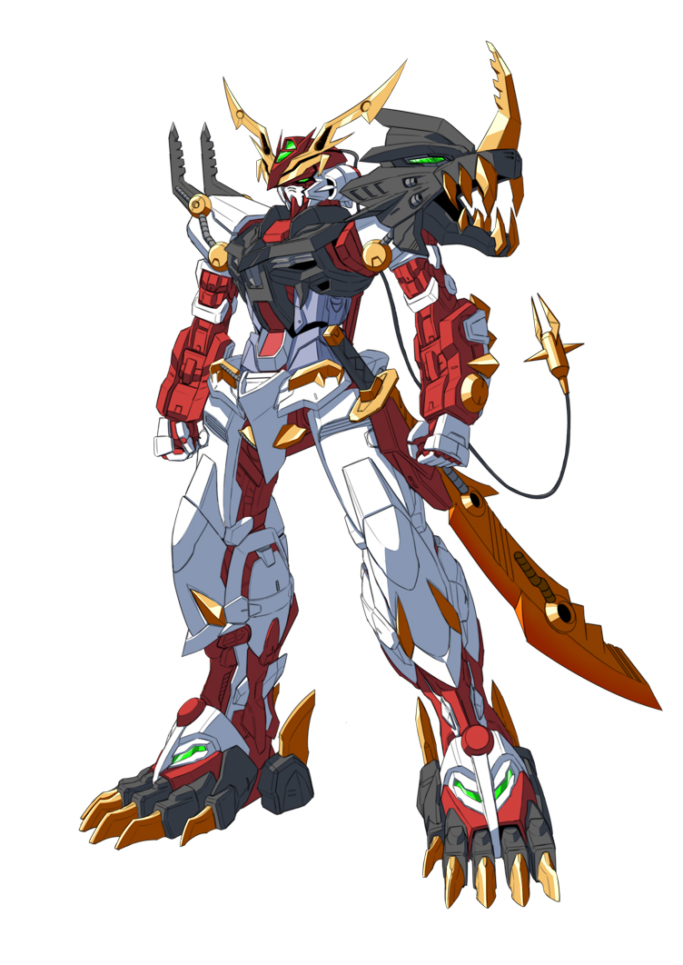 gundam astray red frame and gundam bakimaru (gundam and 4 more) drawn by sukekiyo56