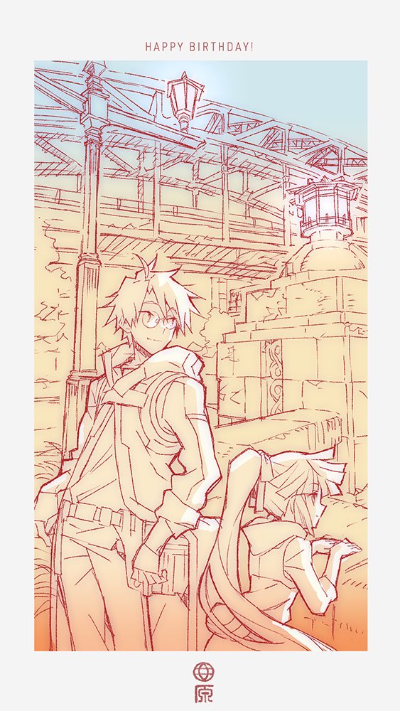 akatsuki and shiroe (log horizon) drawn by hara_kazuhiro