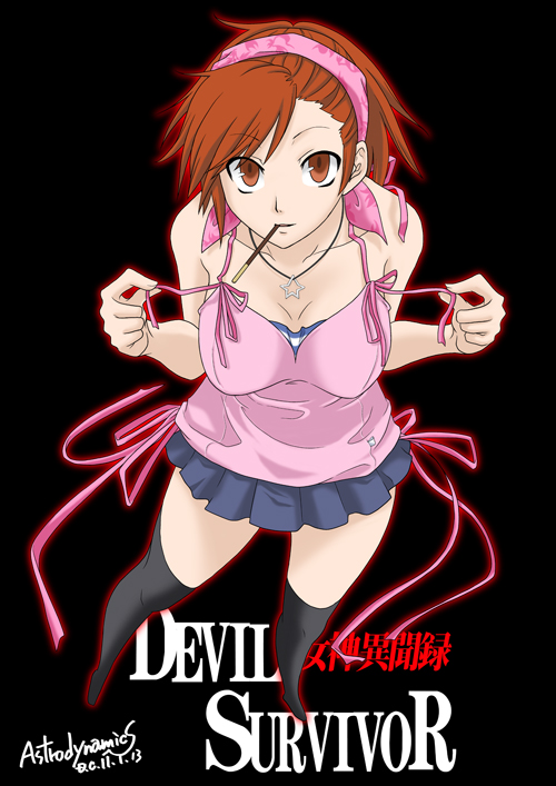 tanigawa yuzu (devil survivor and 1 more) drawn by nanahisa