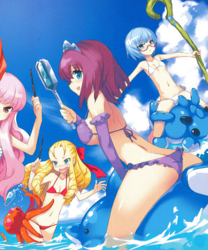 louise francoise le blanc de la valliere, tabitha, henrietta de tristain, and montmorency margarita la fere de montmorency (zero no tsukaima) drawn by usatsuka_eiji