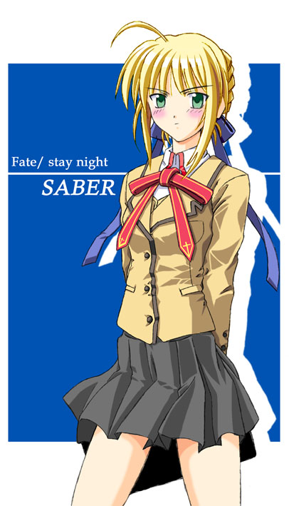 artoria pendragon and saber (fate and 1 more)