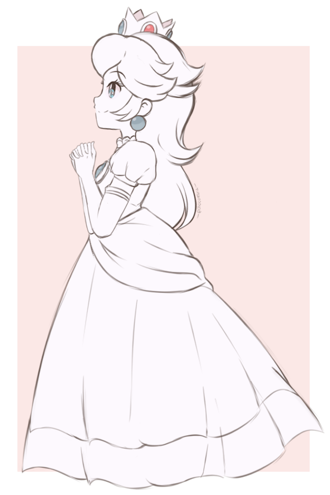 princess peach (mario and 1 more) drawn by chocomiru