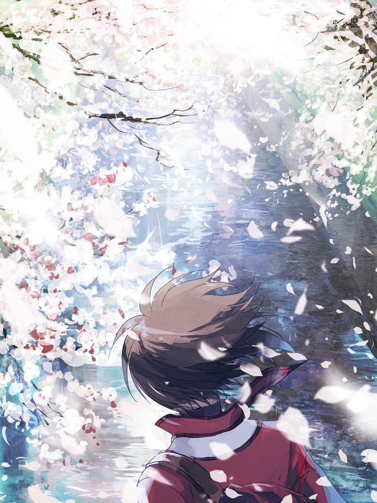 yuki judai (yu-gi-oh! and 1 more) drawn by moribuden