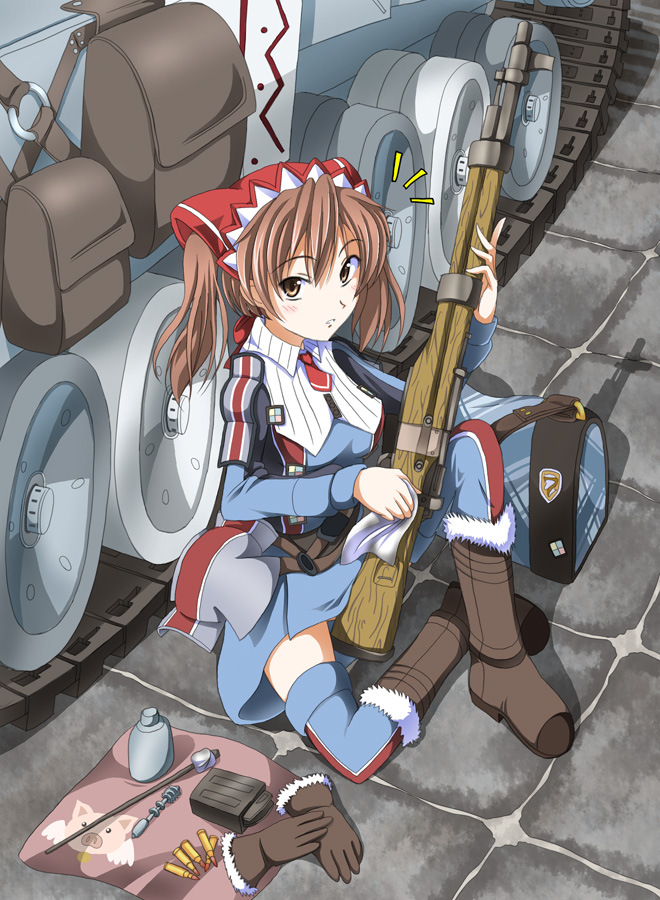alicia melchiott (senjou no valkyria and 1 more) drawn by tri