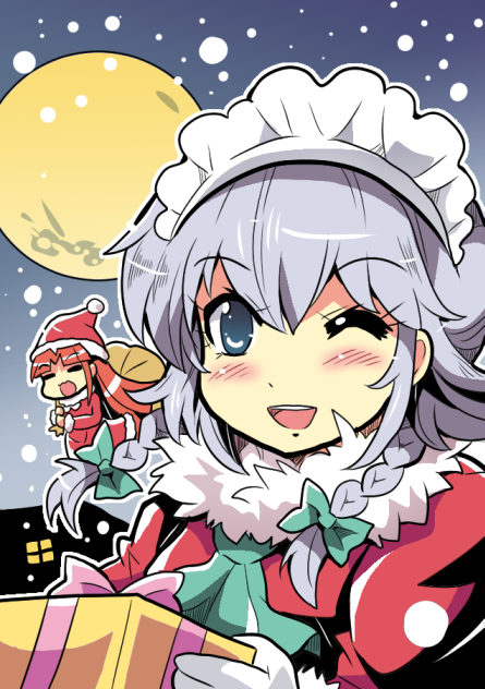 izayoi sakuya and hong meiling (touhou) drawn by colonel_aki