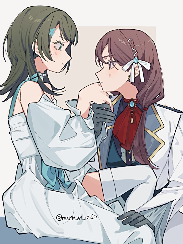 shiina taki and yahata umiri (bang dream! and 1 more) drawn by nanami_(nunnun_0410)