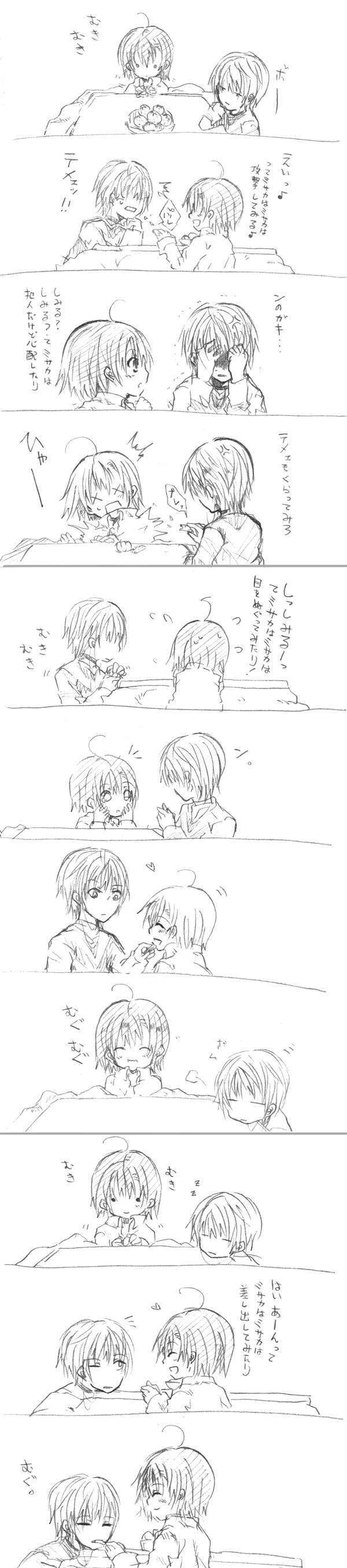accelerator and last order (toaru majutsu no index) drawn by hayashi_ichirou
