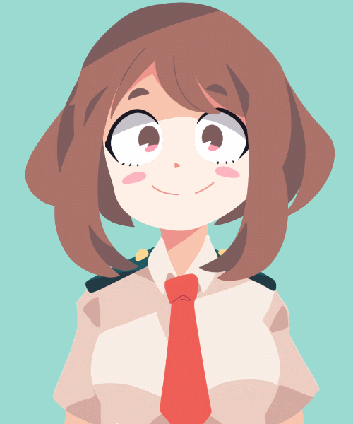 uraraka ochaco (boku no hero academia) drawn by phantasmic