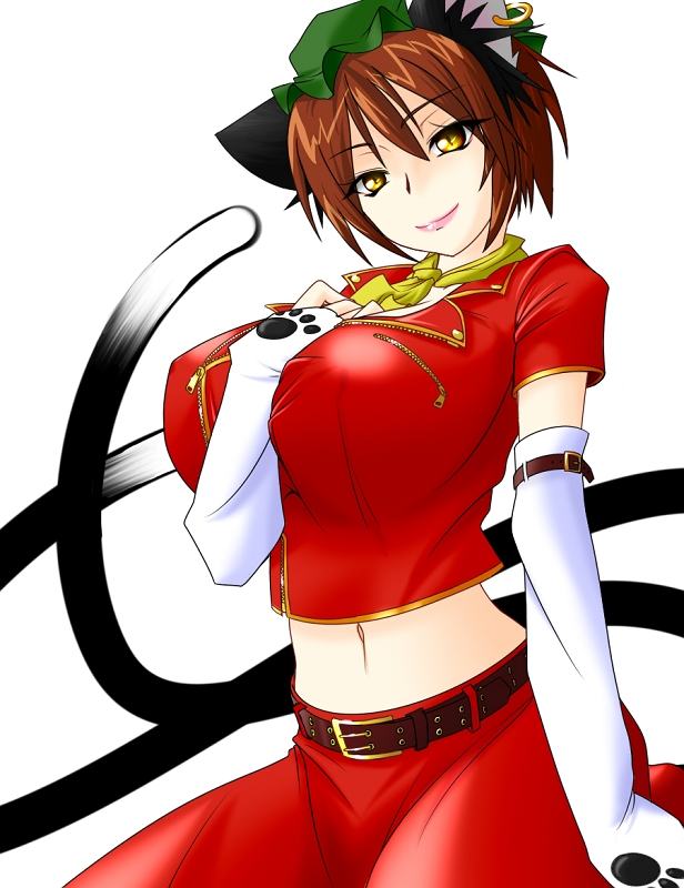 chen (touhou) drawn by taiga_isaka