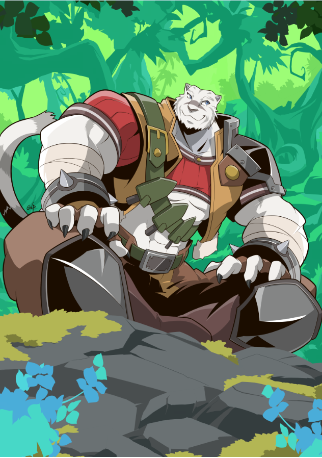 mercenary (zero kara hajimeru mahou no sho) drawn by glaucosilvaart