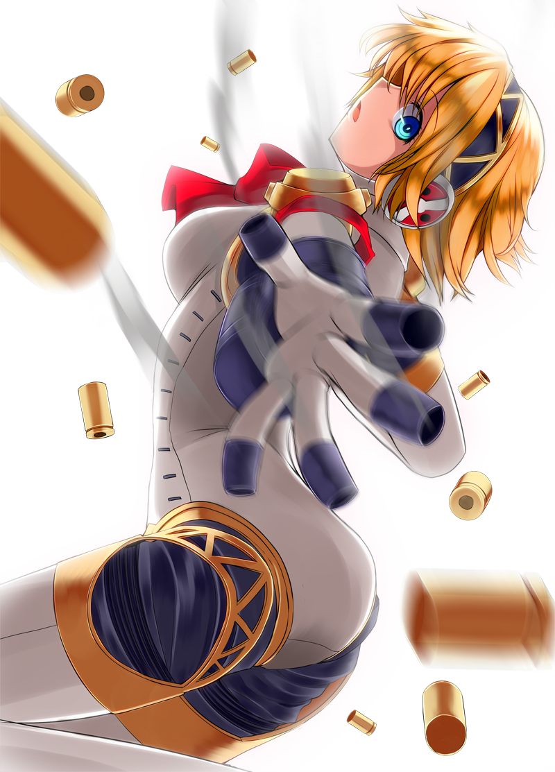 aigis (persona and 1 more) drawn by iwanori