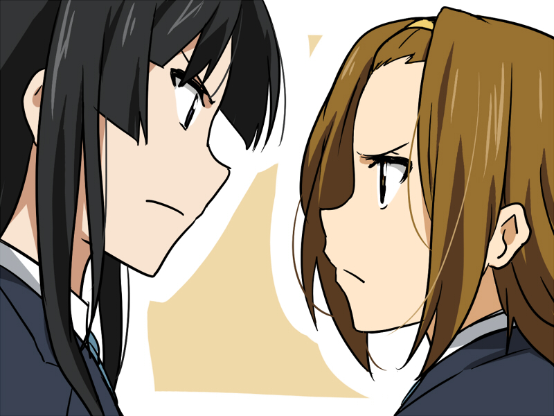 akiyama mio and tainaka ritsu (k-on!) drawn by ikari_manatsu