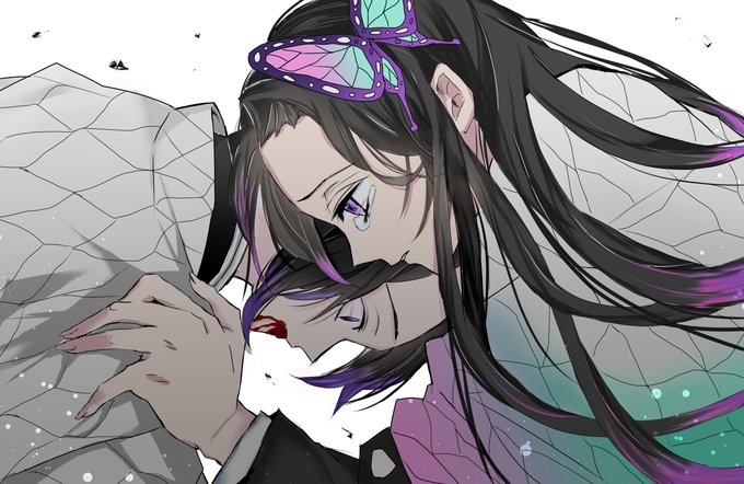 kochou shinobu and kochou kanae (kimetsu no yaiba) drawn by 1-bard