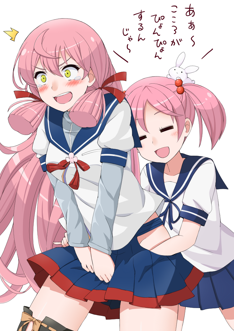 akashi and sazanami (kantai collection) drawn by tsunaso_(lack_of_sunlight)