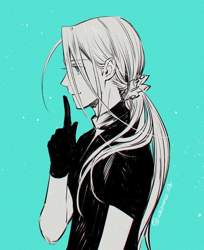 viktor nikiforov (yuri!!! on ice) drawn by whitemop_jog
