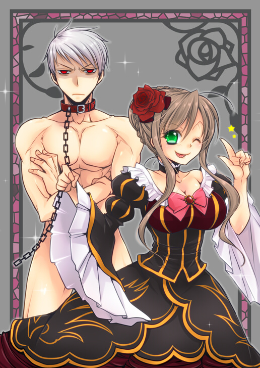 beatrice, prussia, and hungary (umineko no naku koro ni and 1 more) drawn by sousui_hani