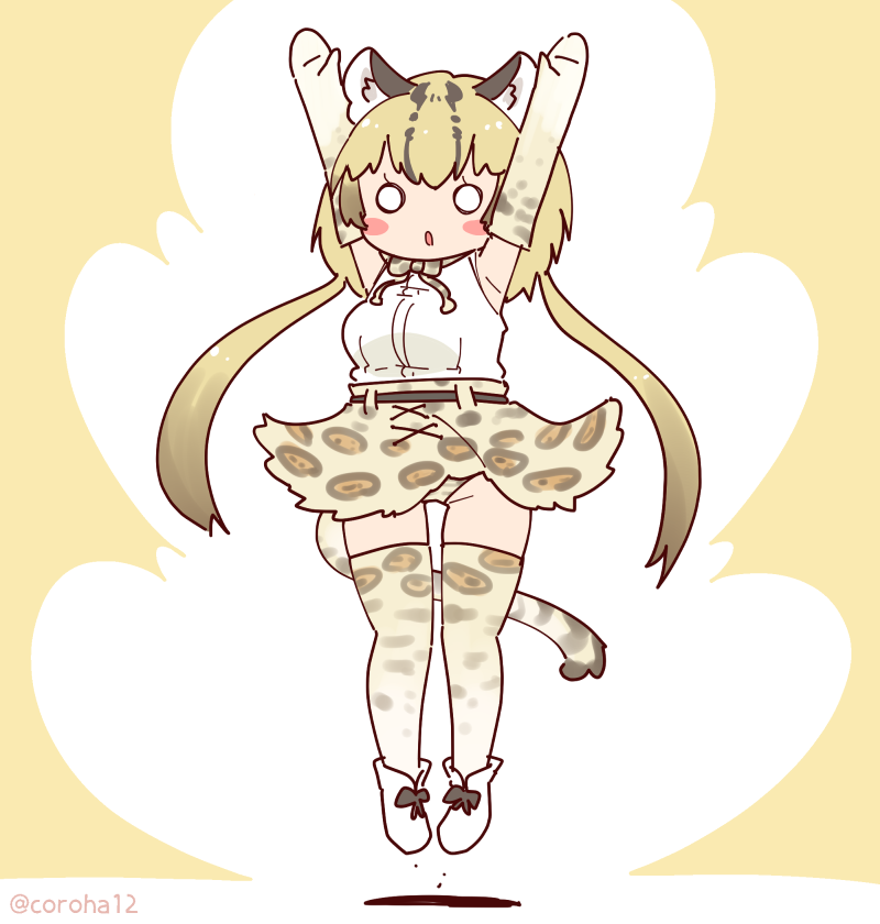 ocelot (kemono friends and 1 more) drawn by coroha