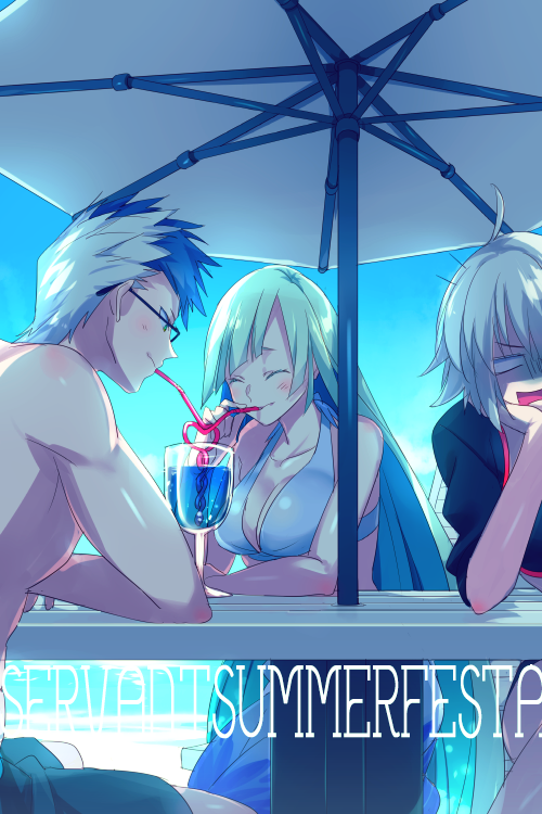 jeanne d'arc alter, brynhild, and sigurd (fate and 1 more) drawn by echo_(circa)