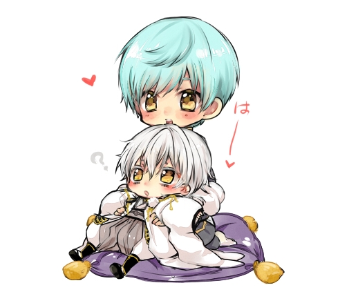 tsurumaru kuninaga and ichigo hitofuri (touken ranbu) drawn by tobi_(one)