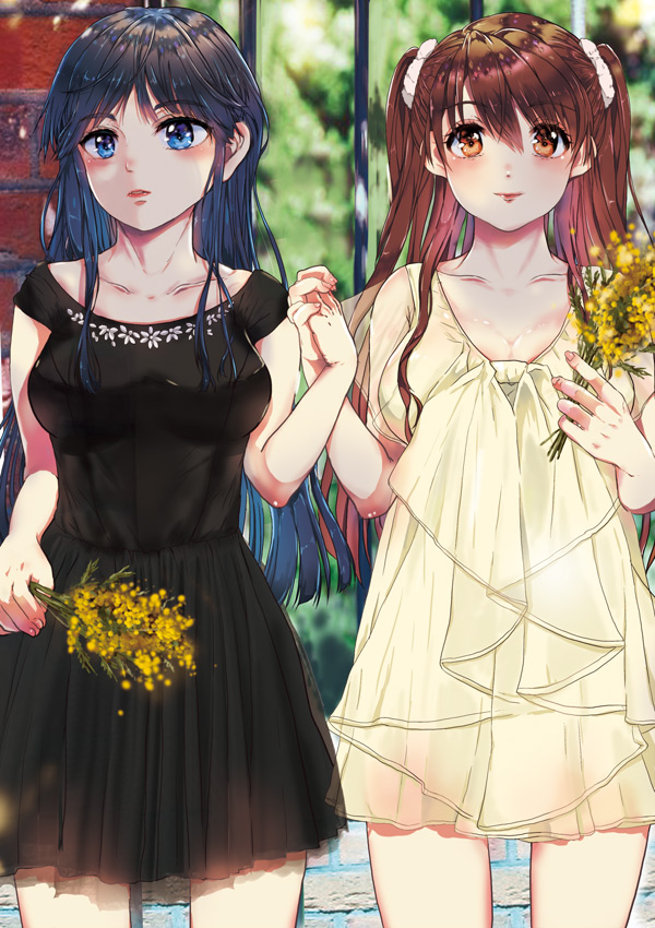 touma kazusa and ogiso setsuna (white album and 1 more) drawn by ricca