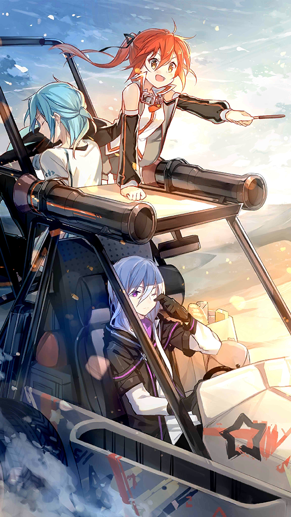 charlotte, glumi, and aalter (iron saga) drawn by kinoshita_neko