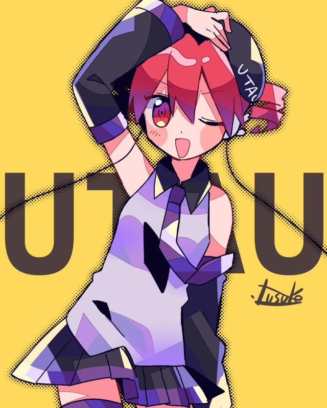 kasane teto and utane uta (utau) drawn by yuusuke-kun