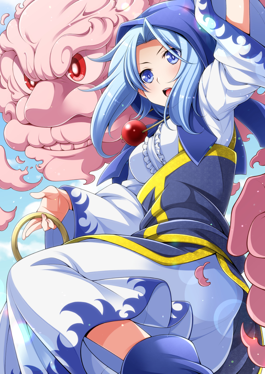 kumoi ichirin and unzan (touhou) drawn by eichi_yuu