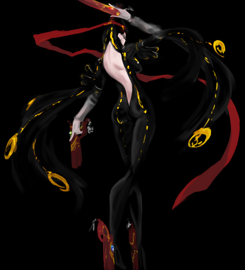 bayonetta (bayonetta and 1 more) drawn by noname_(nowhere)