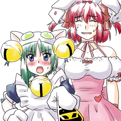shiki eiki, onozuka komachi, usada hikaru, and dejiko (touhou and 1 more) drawn by supon