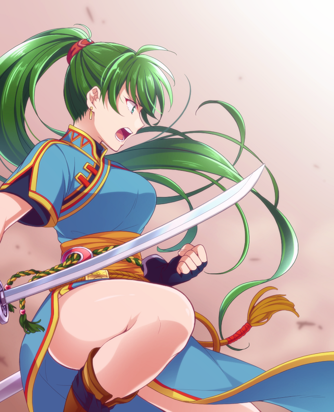 lyn (fire emblem and 1 more) drawn by hiyori_(rindou66)