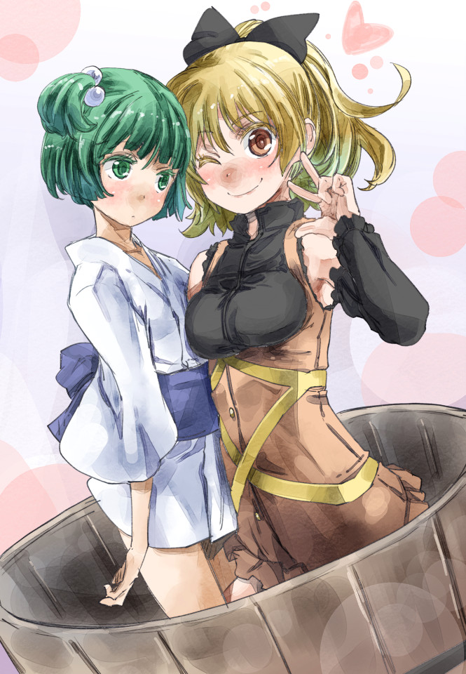 kurodani yamame and kisume (touhou) drawn by yohane