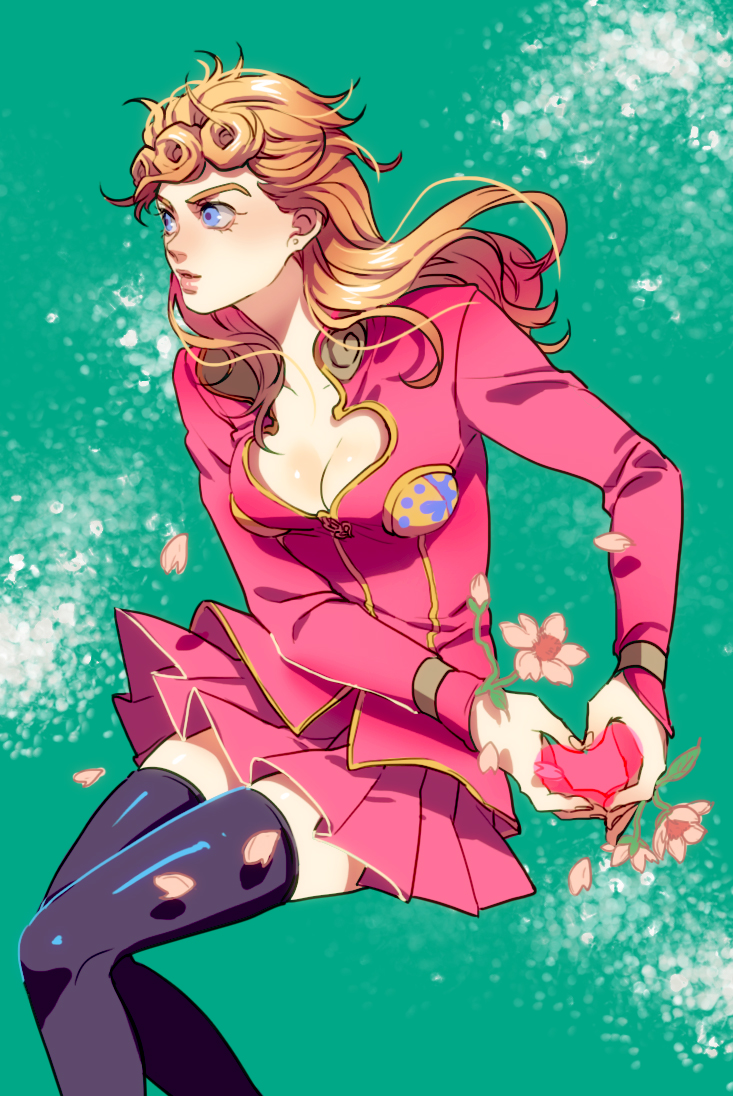 giorno giovanna (jojo no kimyou na bouken and 1 more) drawn by noriuma