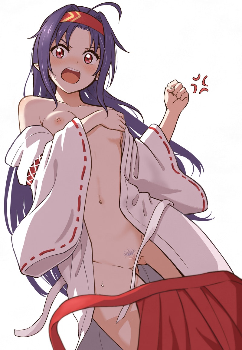 yuuki (sword art online) drawn by shibasaki_shouji