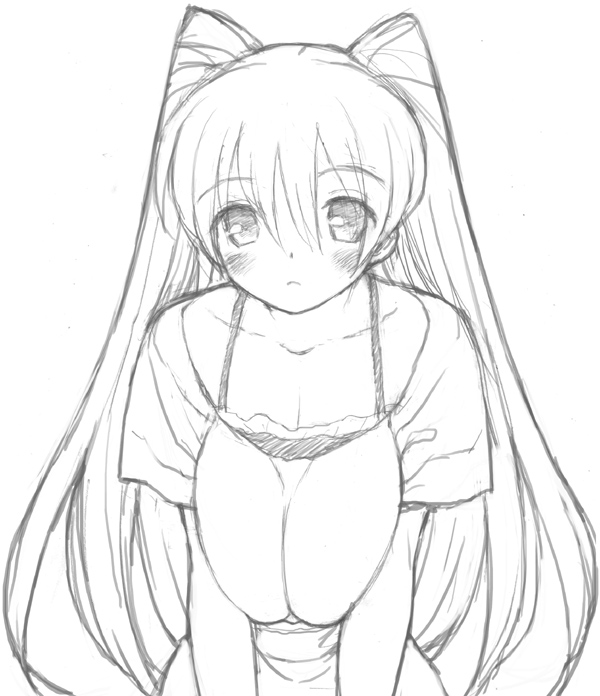 kousaka tamaki (to heart and 1 more) drawn by mutsutake