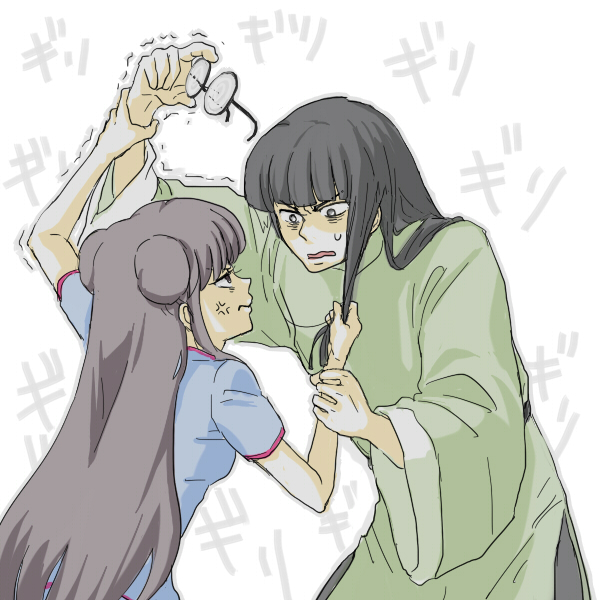 shampoo and mousse (ranma 1/2) drawn by shichi_(fumitukiliu2)