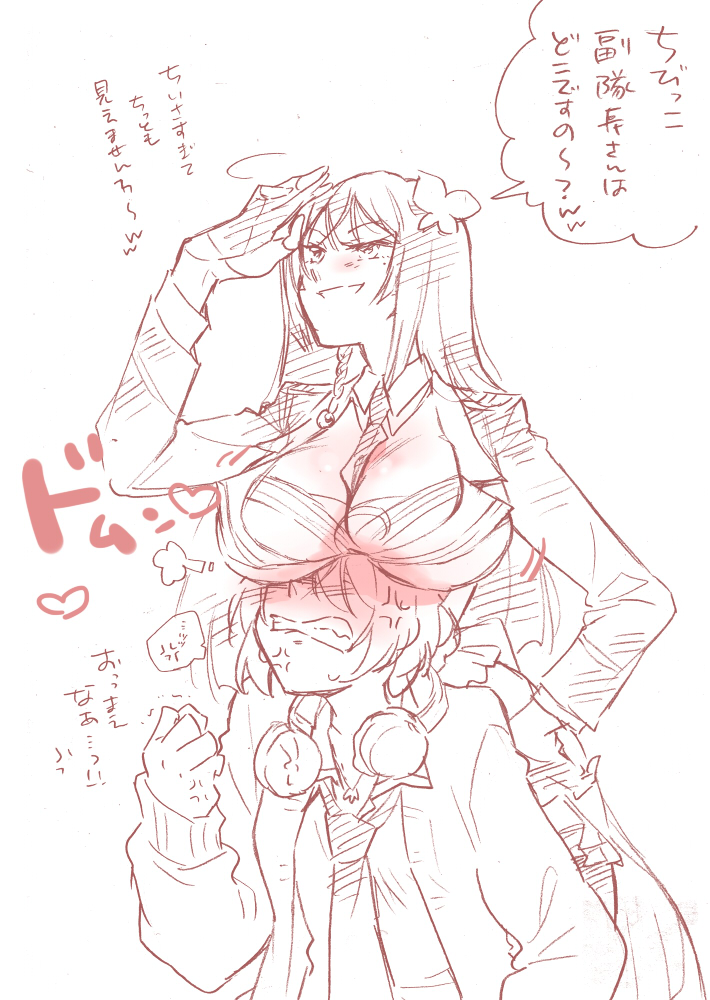 funada kiito and kawamura yuzuriha (assault lily) drawn by santouka