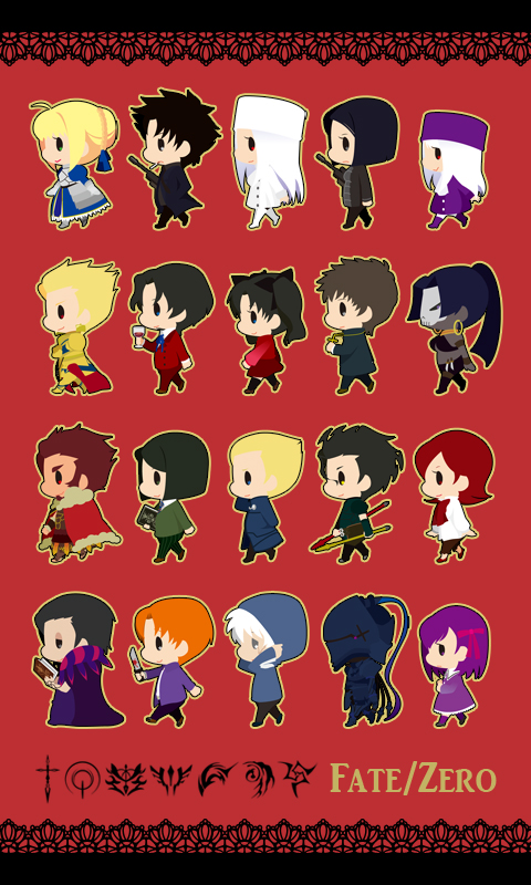 artoria pendragon, saber, tohsaka rin, illyasviel von einzbern, gilgamesh, and 17 more (fate and 1 more) drawn by clochro