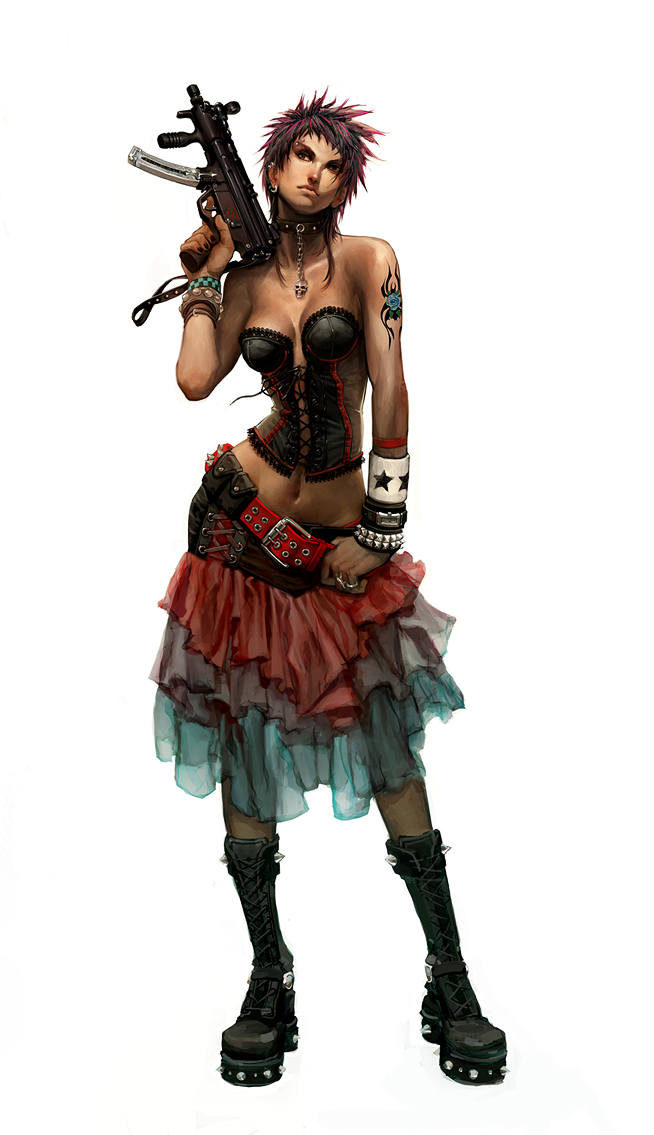 charlotte bloodrose (all points bulletin) drawn by arnold_tsang and udon_entertainment