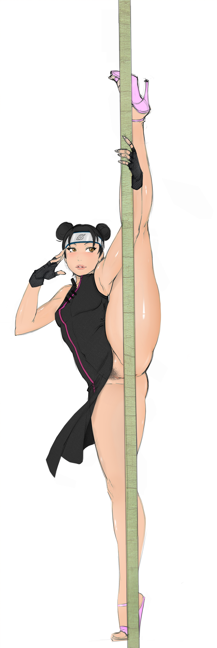 tenten (naruto) drawn by lm_(legoman) and zodi4c